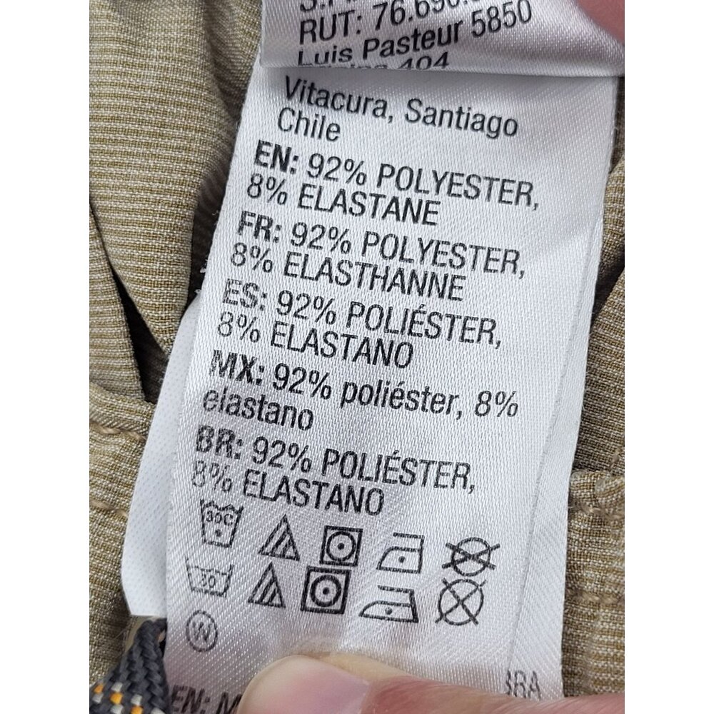 Quiksilver Waterman Men XL Pull On Hybrid Shorts Fishing Outdoor Performance Tan - Picture 10 of 11